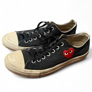 Converse x CDG Comme Des Garcons Play Chuck 70 Low Top Sneakers
